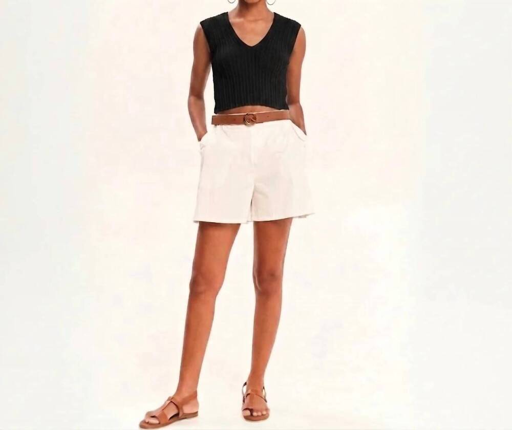NEW KOURBELA archetypes knitted crop top in black